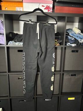 Darc Sport Black Graphic Jogger Sweatpants